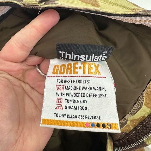 Cabela’s Men’s Vintage Made in U.S.A. Nylon Gore-Tex Tinsulate Thermal Duck Camo - Picture 6 of 16